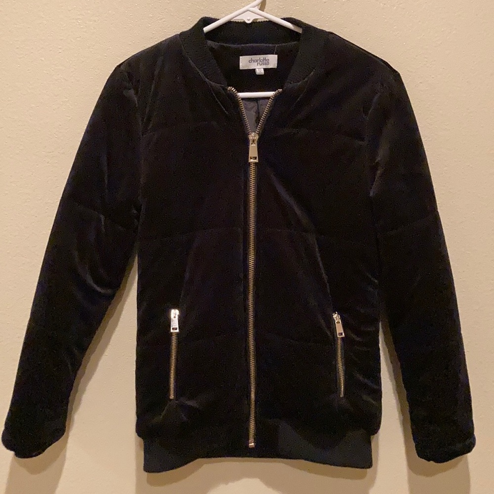 Velvet Puffer Jacket